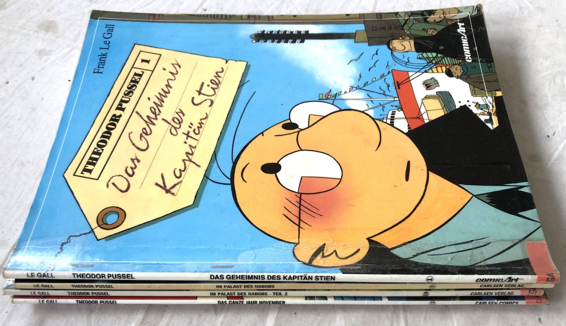 Fumetti: 4x Comicalben - Theodor Pussel - Nr.1/9/10/11 – Usato da Schaffhausen venduto da durruti 1