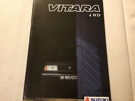 Suzuki Vitara 4 WD Verkaufsprospekt 20 Seiten ca, 1988