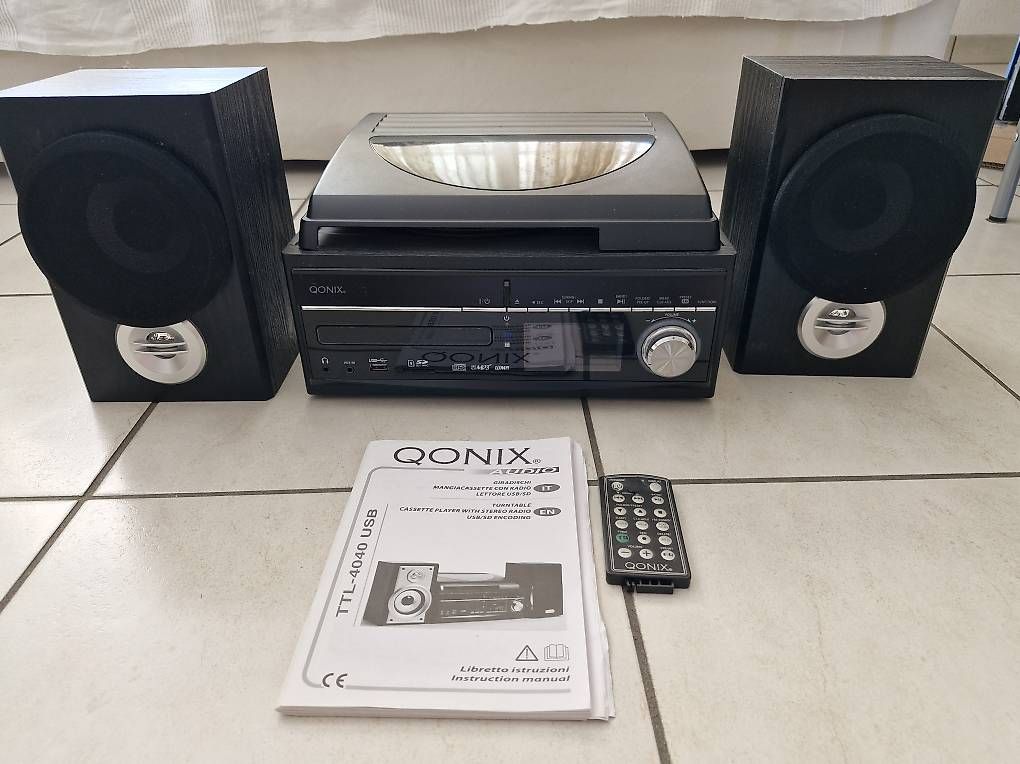 Plattenspieler: Stereo Hi-Fi compatto Qonix – Gebraucht aus Giubiasco von bar_r9hz