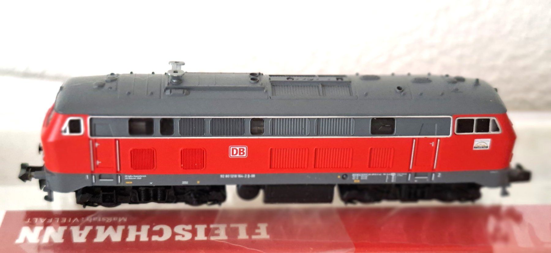 Fleischmann Modellini di ferrovie: Fleischmann DB DIESELLOK  92 80 1218 164-2 D-DB – Usato da Biberist venduto da Ntrains 4