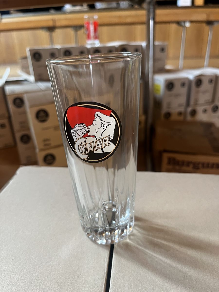 Cynar Bicchieri: Cynar Long Glass 2009 6er Pack Glas Aperitif – Nuovo e nell'imballaggio originale da Huttwil venduto da kim_f87x