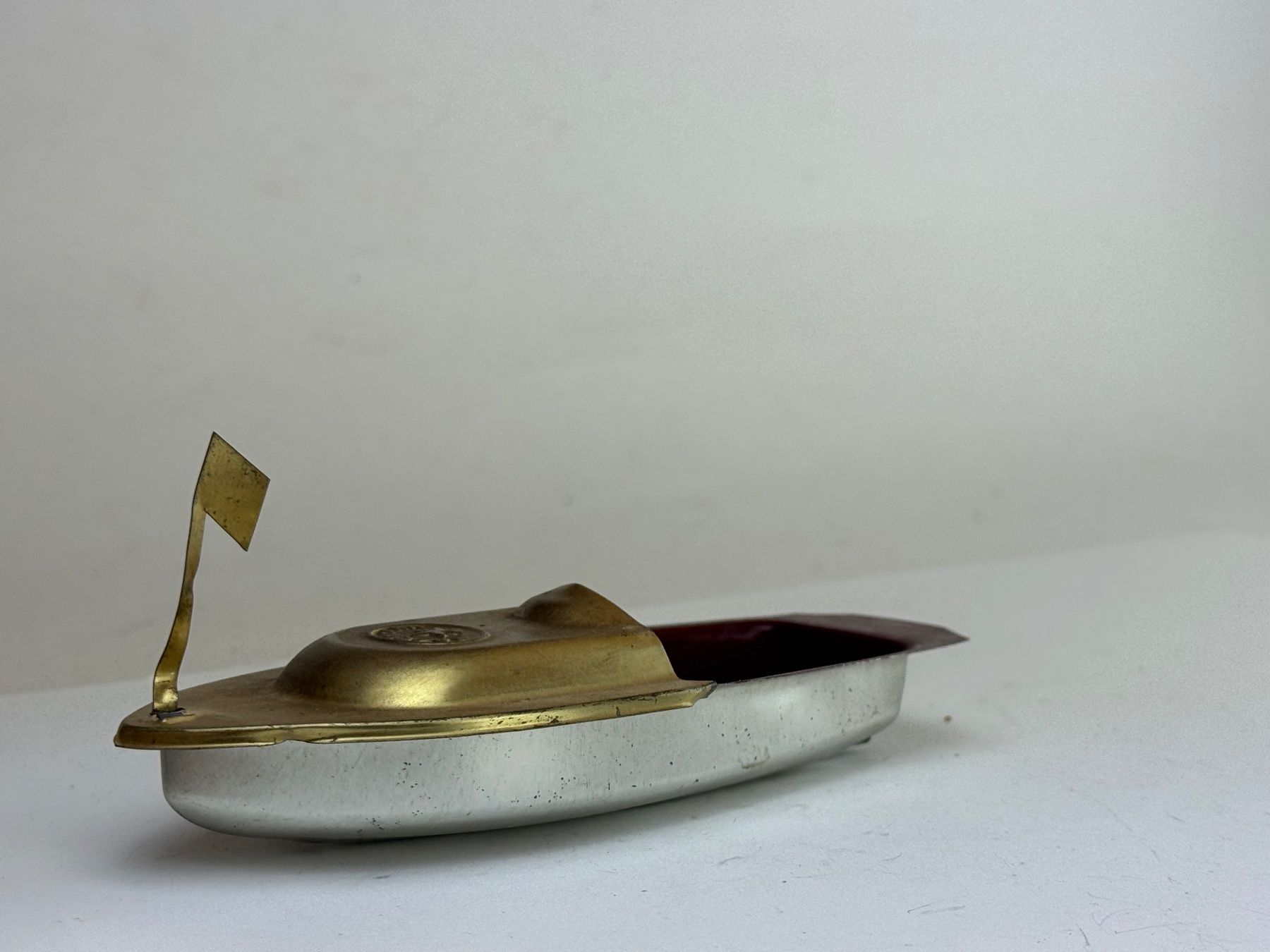 Giocattoli: GB5- Altes Blech Spielzeug Boot ca. 15 cm lang – Usato da Elm venduto da Wikmtz