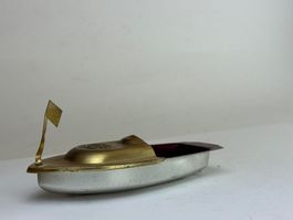 GB5- Altes Blech Spielzeug Boot ca. 15 cm lang