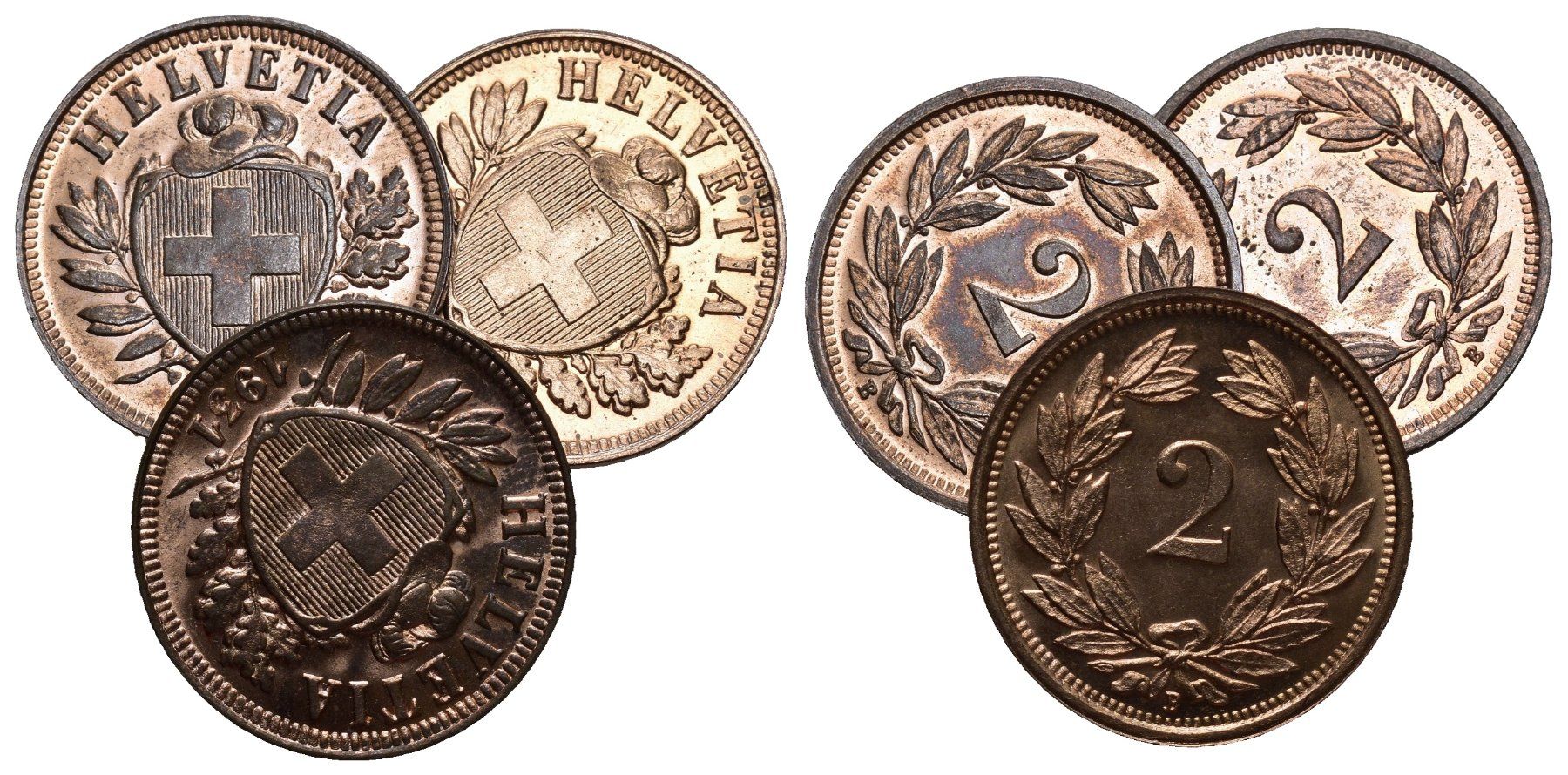 Toutes les monnaies: Schweiz 1931+1936+1937 – D'occasion à Bern par numismatictops