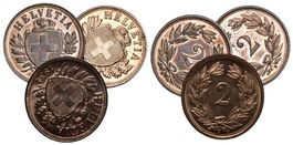 Schweiz 1931+1936+1937