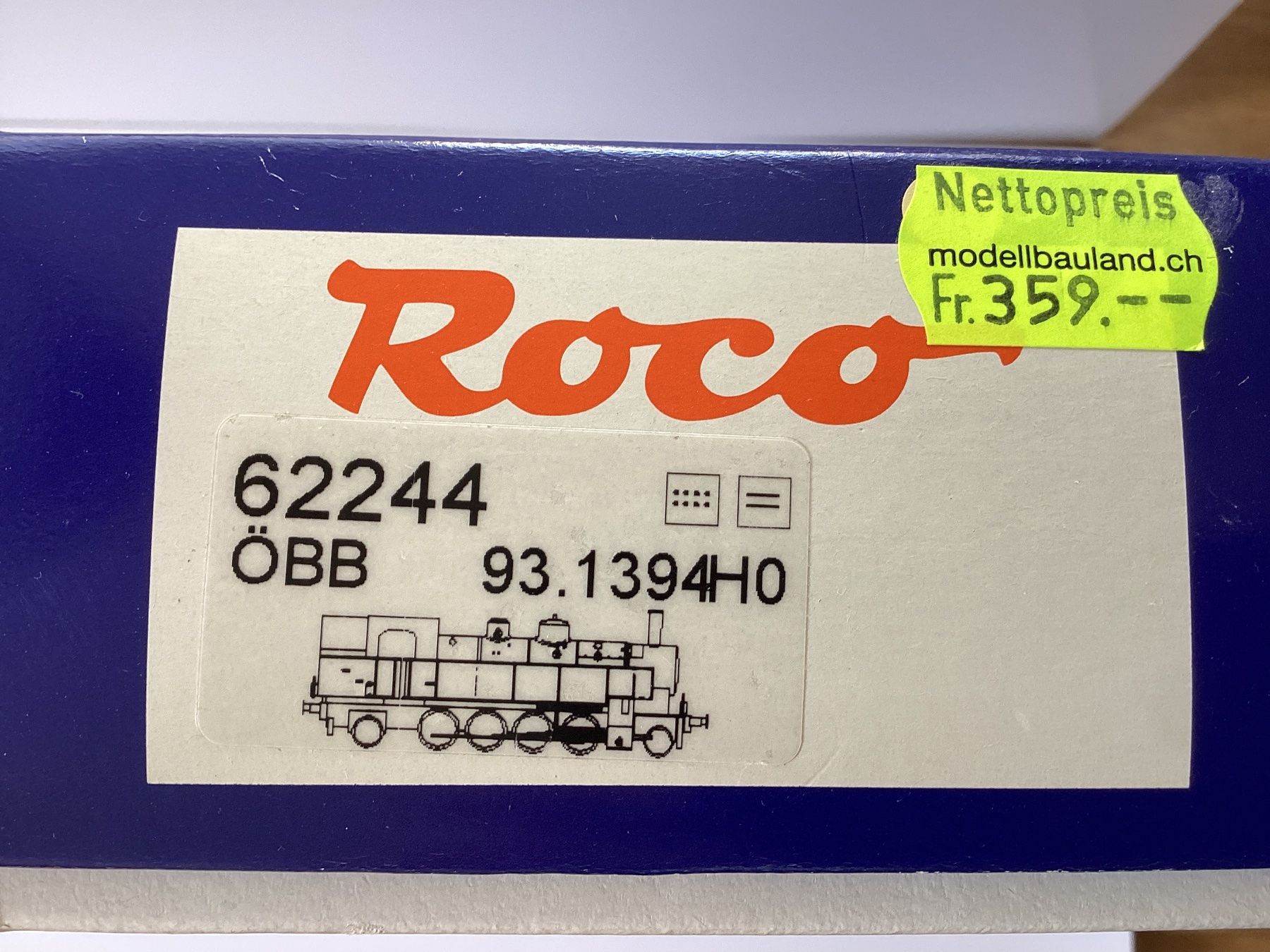 Roco Modellini di ferrovie: Roco 62244 ÖBB 93.1394 H0 1:87 – Usato da Effretikon venduto da simtek_de 5