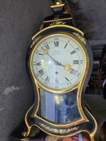 Tischuhr Türler Zürich-Bern schwarz goldfarben