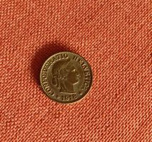 5 Rp.1900 - 1975 inkl.1918 Messing !