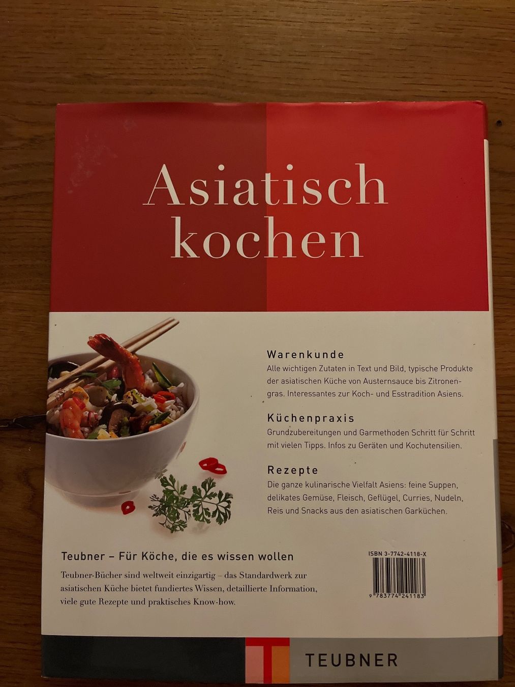 Libri: Asiatisch Kochen. Teubner Edition – Usato da Seuzach venduto da laj_p6gj 1