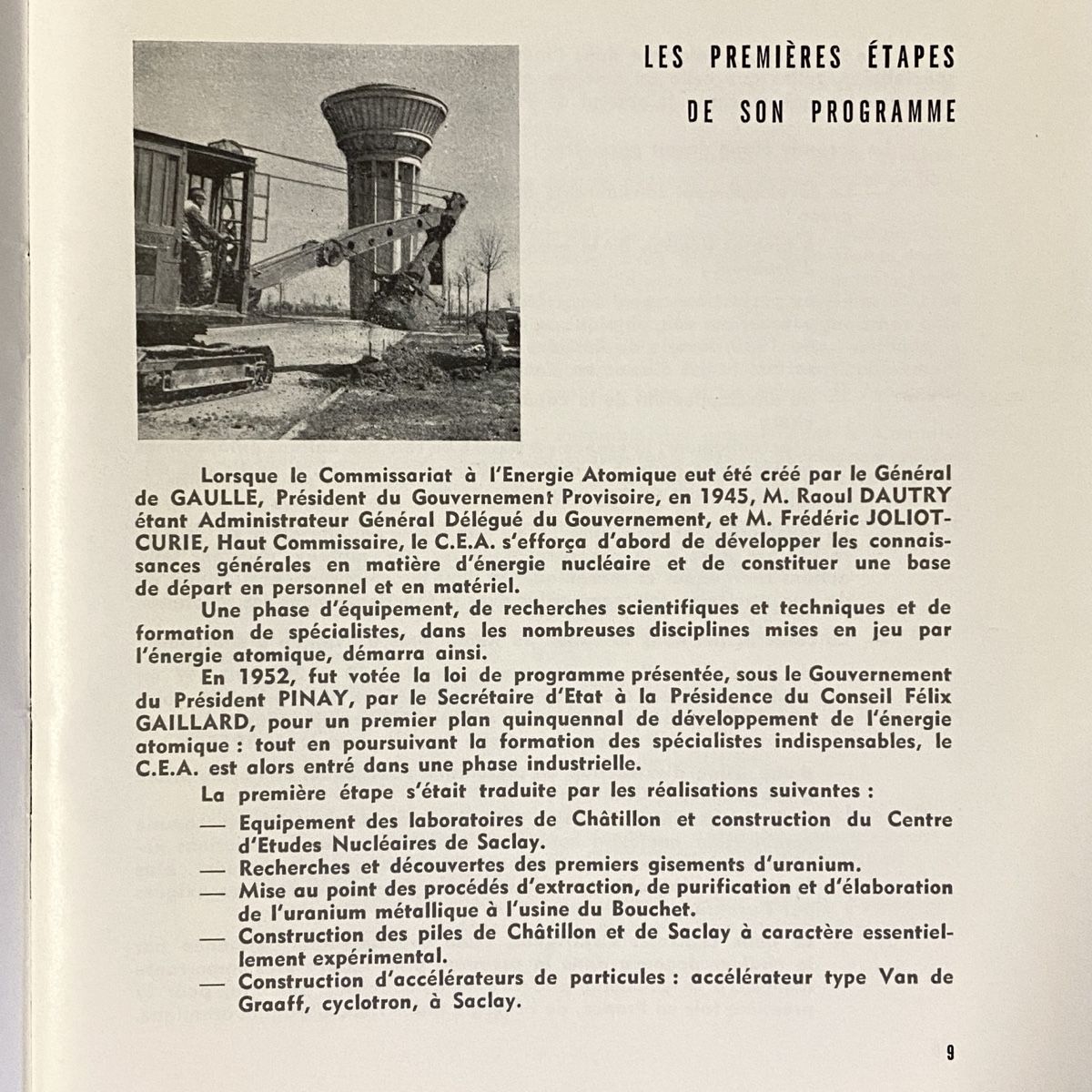 Libri: Atomes Atomique Uranium Radiation Radiosotope 1955 Commissar – Usato da Cointrin venduto da vrossi 2