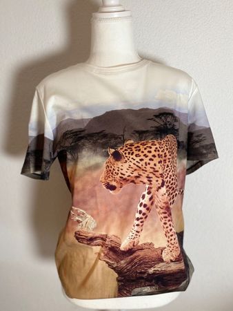 Marc Cain Shirt mit Leopardenmuster, Grösse N3, neuwertig