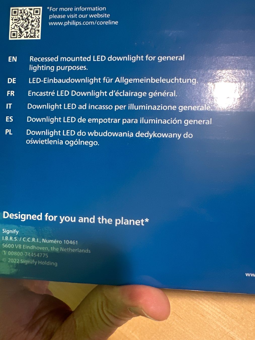 Philips Lustres & lampes de plafonds: Philips Downlight  DNL140B LED20S/840 PSD-E WR neuf – Neuf (Voir description) à Bursins par Vertigo2004 2
