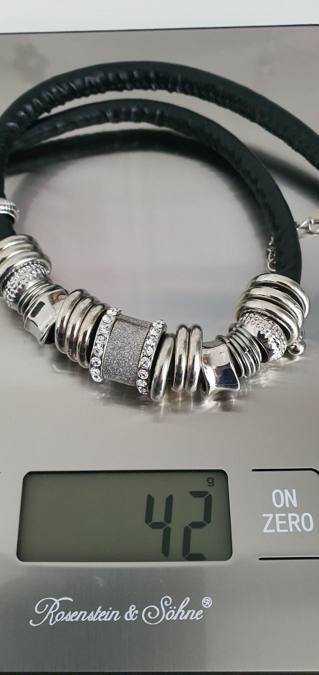 Catenine: Halskette mit Strass, ca. 21cm lang – Usato da Jona venduto da VivianPatrick 2