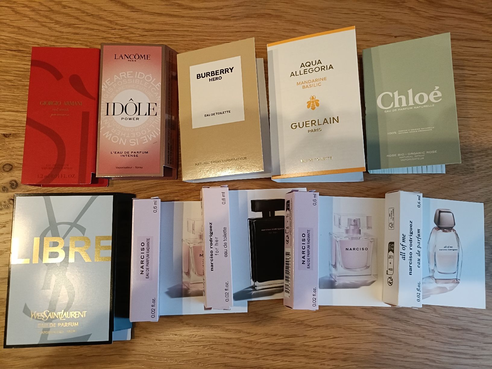 Lancôme Parfum & Eau de Toilette: 10 Damen Parfum Proben Top Marken – Neu und originalverpackt aus Sargans von Polifemo58