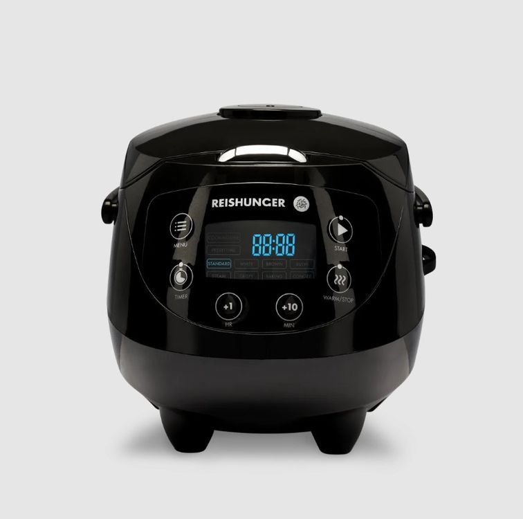 Mini Cuiseur à Riz Reishunger 0,6L Noir 350W Pour 3 Personnes - B-Ware