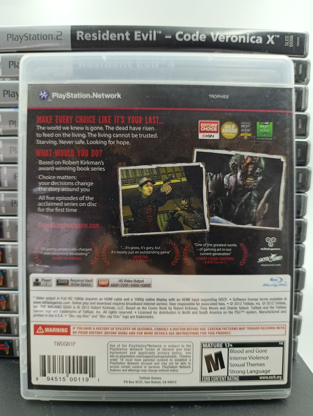 Sony Giochi: The Walking Dead PS3 – Usato da Wil SG venduto da Donaldus 1