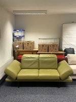 Ledersofa 2.5-Sitzer Longru 24 Olive neuwertig