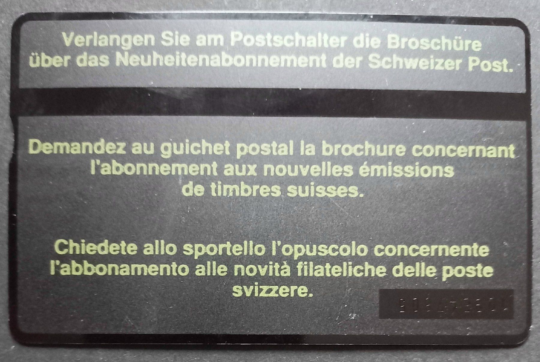 Swisscom Schede telefoniche: Taxcard - zu Briefmarke - CH – Usato da Niederuzwil venduto da lubimaja 1