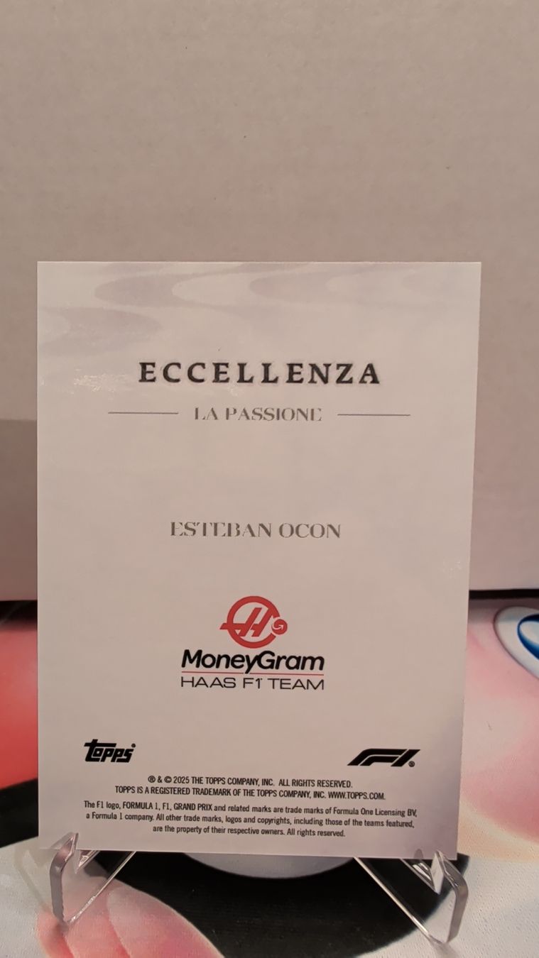 Topps Sammelbilder & Trading cards: Esteban Ocon Topps F1 Eccellenza – Gebraucht aus Wassen UR von Morta 1