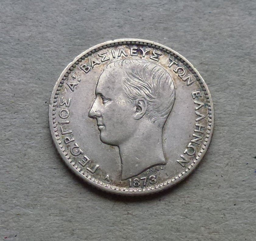 Tutti le monete: Griechenland ++ 1.- Drachme 1873 A – Usato da Walkringen venduto da Casablanca777