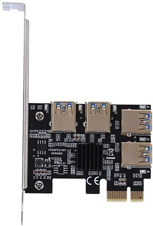 Coin Miner: Mining Riser Kit 4-fach PCIe Adapter – Neu und originalverpackt aus Wettingen von Schabernack_sam 7