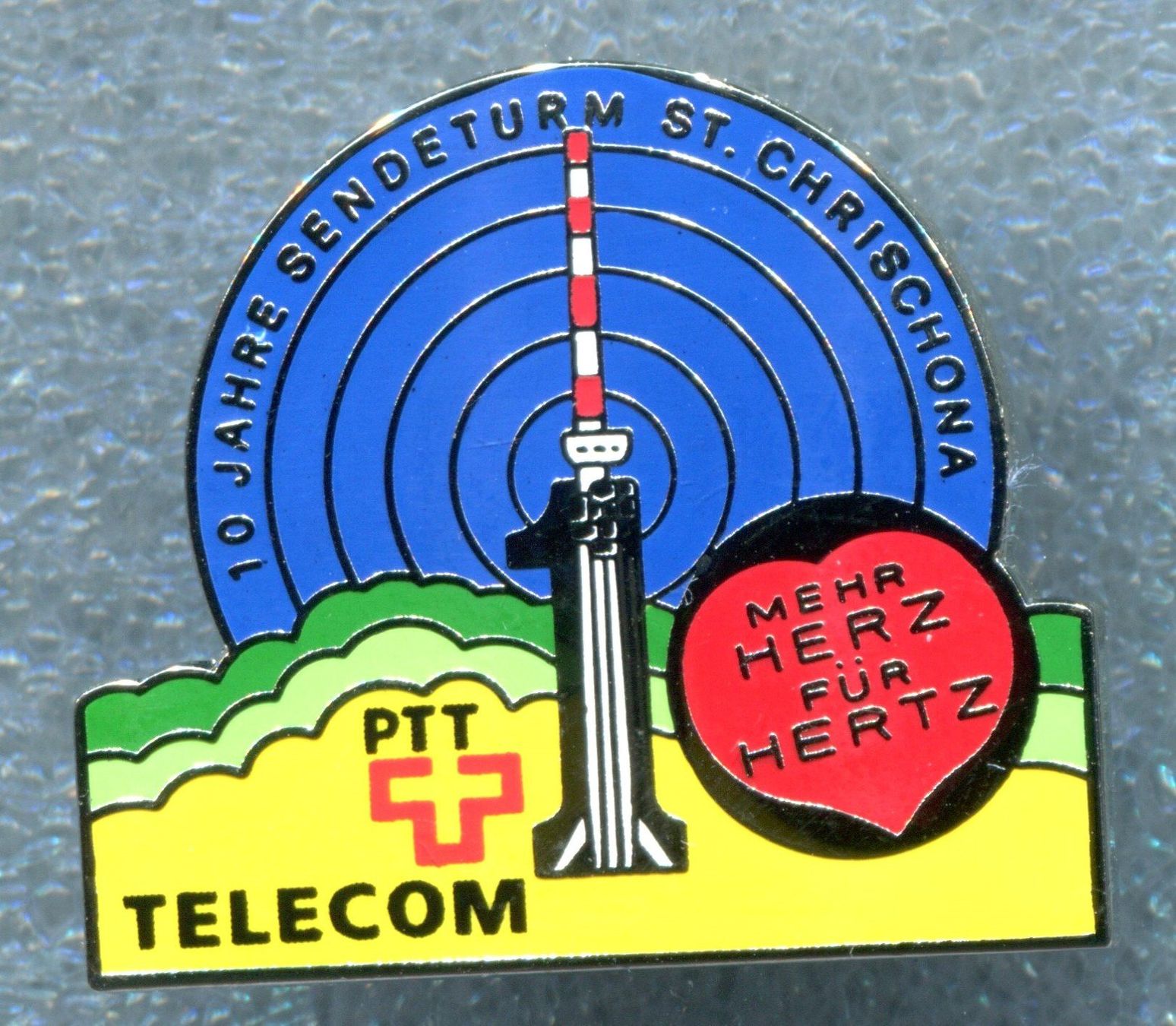 Plaquettes & Badges: PTT  Sendeturm  St.Chrischona – D'occasion à Winterthur par Sammleroase