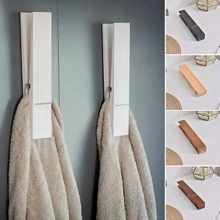 Portasciugamani: 2x Riesen-Wäscheklammertuchhalter – Nuovo e nell'imballaggio originale da Salez venduto da EMERCARO 2
