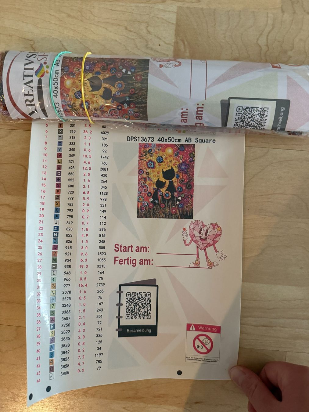 Kit bricolage: Set "Katze" Diamond Painting – Nuovo (secondo la descrizione) da Kirchberg BE venduto da ram_96lg 1