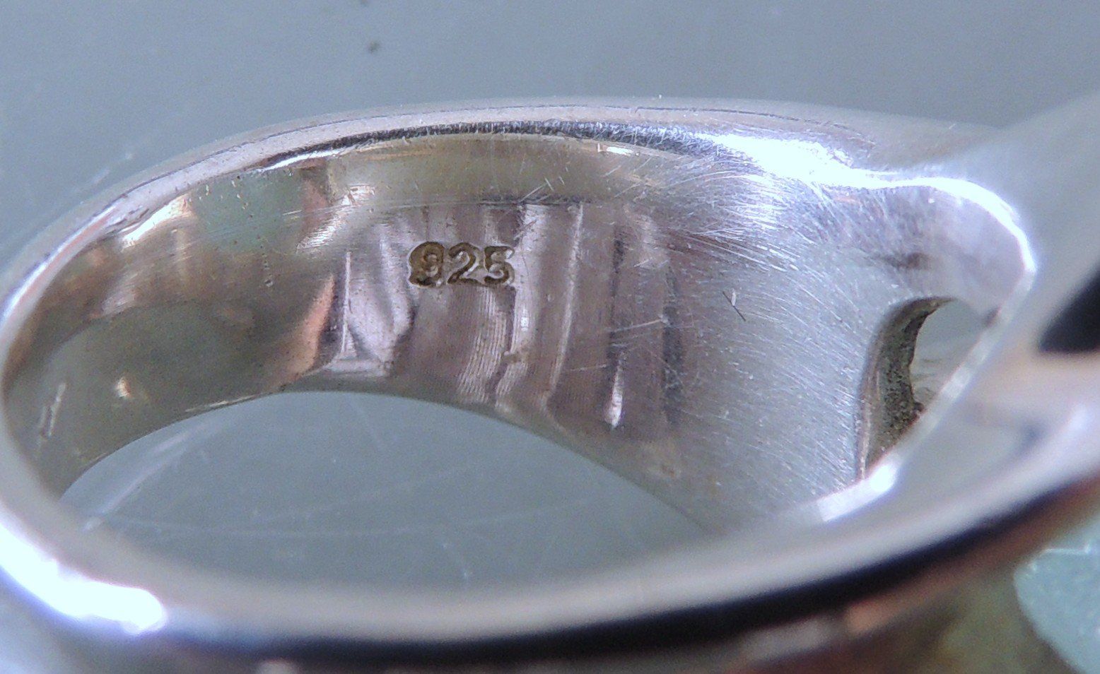 Anelli: Fluorit Silber 925 Fingerring Gr. 54 – Usato da Waldenburg venduto da schaller707 8