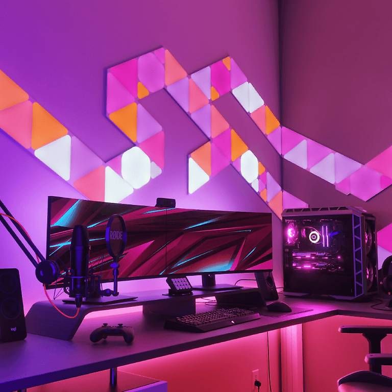 Lampade: Nanoleaf Shapes Triangles 20 Panels  wie neu – Usato da Stein am Rhein venduto da Domimayer 1
