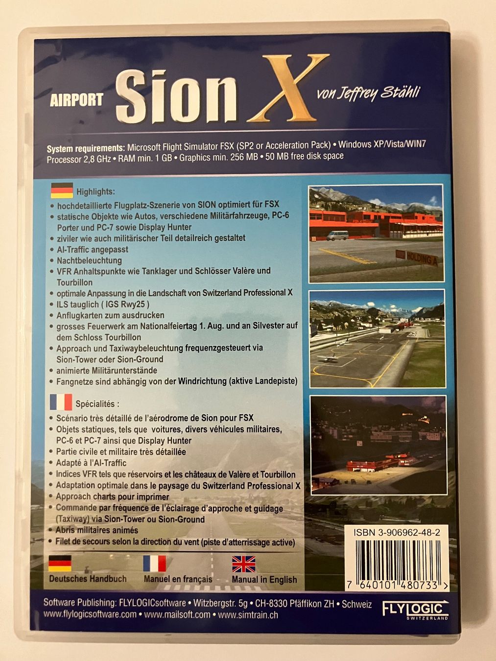 Giochi: FSX Add-on: Airport Sion X - PC – Usato da Solothurn venduto da aquitania 1