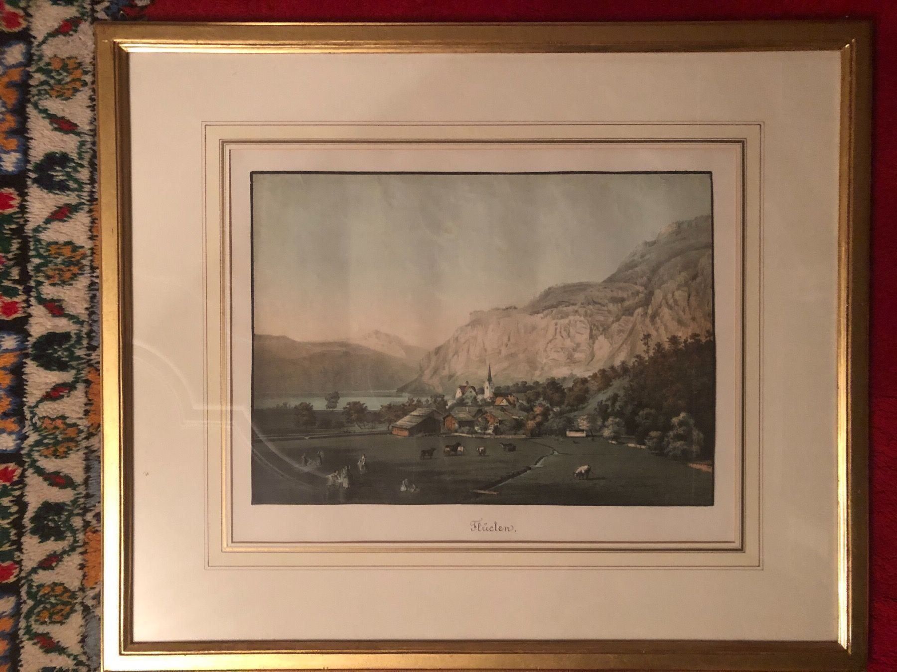 Arts picturaux & lithographies: Lithographie von EUGENE CICERI, um 1850! – D'occasion à Wald ZH par mlnt 2