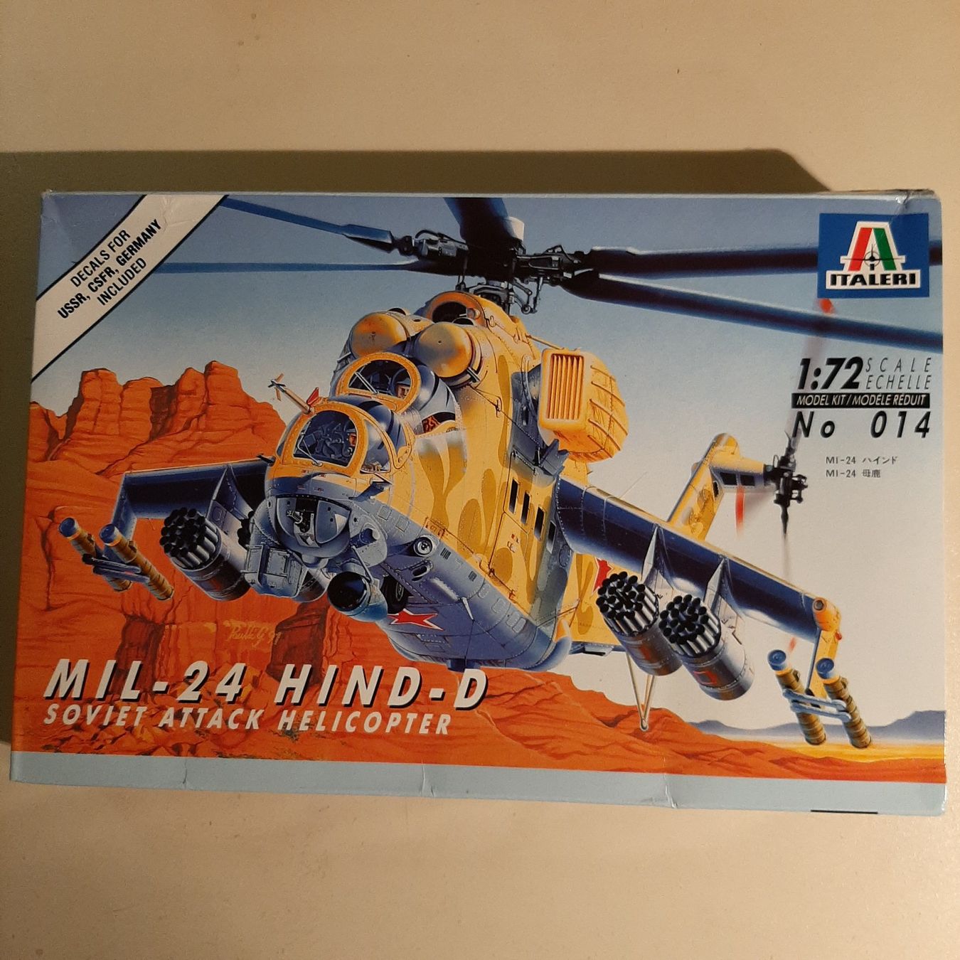 Italeri Kit di modellismo & Modellini statici: 2122 ... MIL Mi-24 Hind D/E ... Italeri 014 – Nuovo (secondo la descrizione) da Bonstetten venduto da Benibanny59