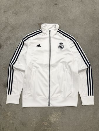 Veste de sport Real Madrid Adidas blanche taille M