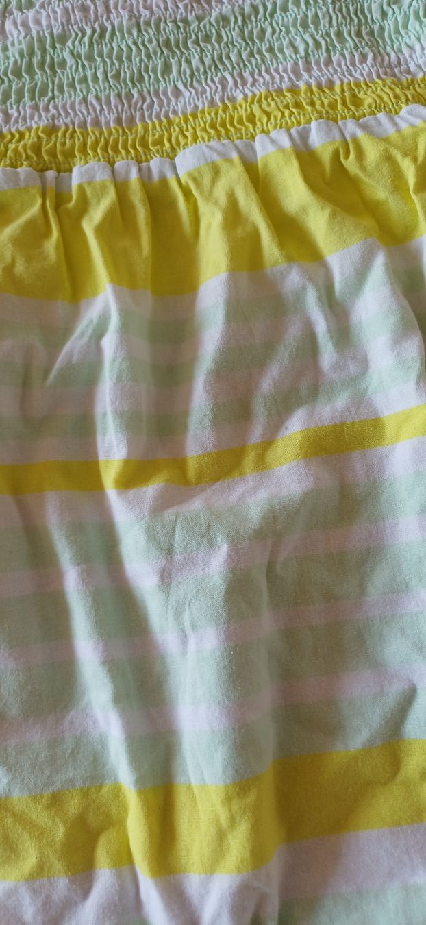 Lotti & Set di vestiti: Kleid Mädchen Tom Tailor 98 gestreift mintgelb  – Usato da Riniken venduto da Lessy- 2