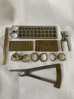 Outils d'horloger vintage, lot de 10 pièces.