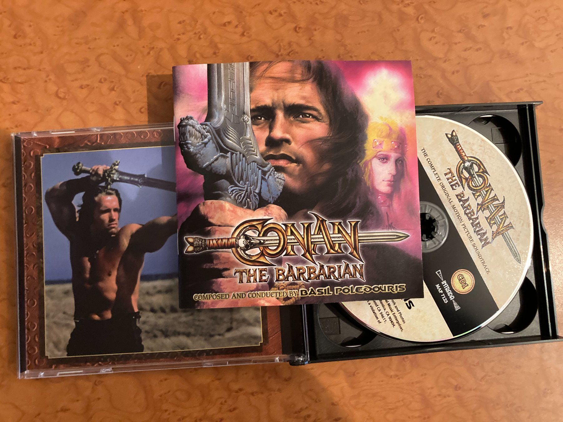 CD: CD CONAN THE BARBARIAN BASIL POLEDOURIS 3CD OOP – Usato da Geneve venduto da tigre69 2