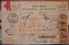 Sitzende Helvetia 72 E Begleitadresse Kat. 1600.- Attest