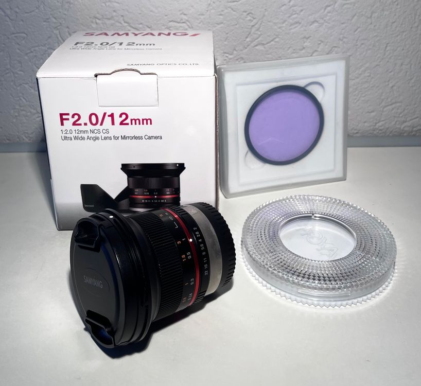 Rokinon 12mm F2.0 Weitwinkelobjektiv - Für Fuji X Mount