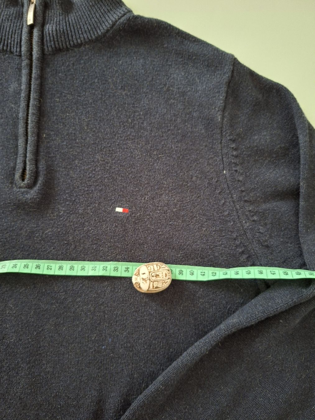 Tommy Hilfiger Pullover & Sweatshirts: Pull Tommy Hilfiger Homme Marine Zippé Taille M – Gebraucht aus Renens VD von ser_j2fn 1