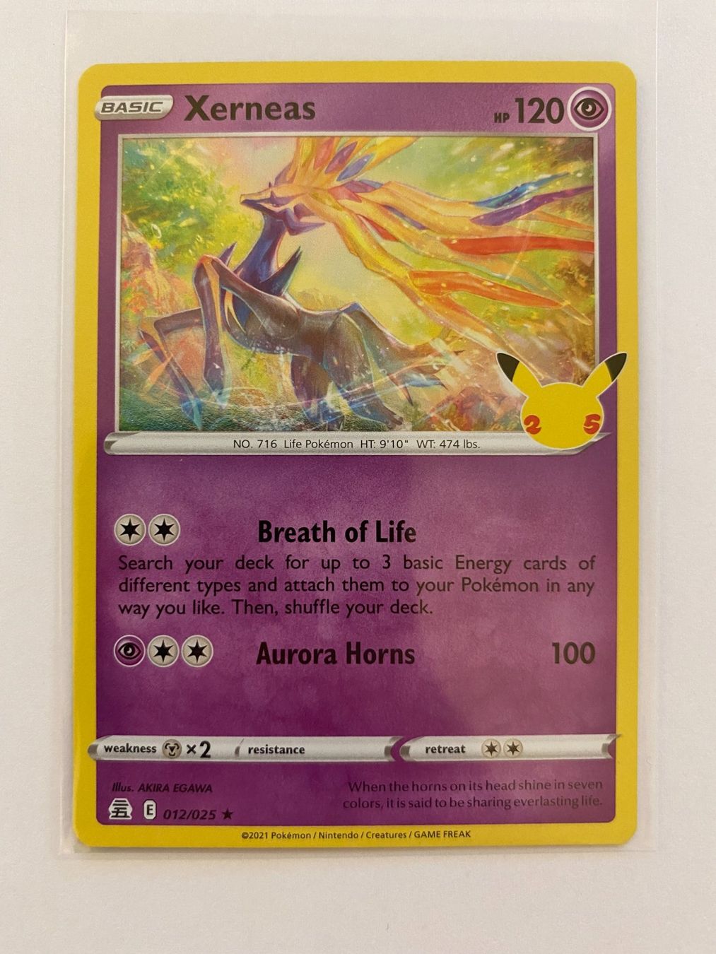 Pokémon Carte collezionabili: Pokemon Xerneas 012/025 Celebrations EN – Nuovo (secondo la descrizione) da Weingarten-Kalthäusern venduto da McGmavlo