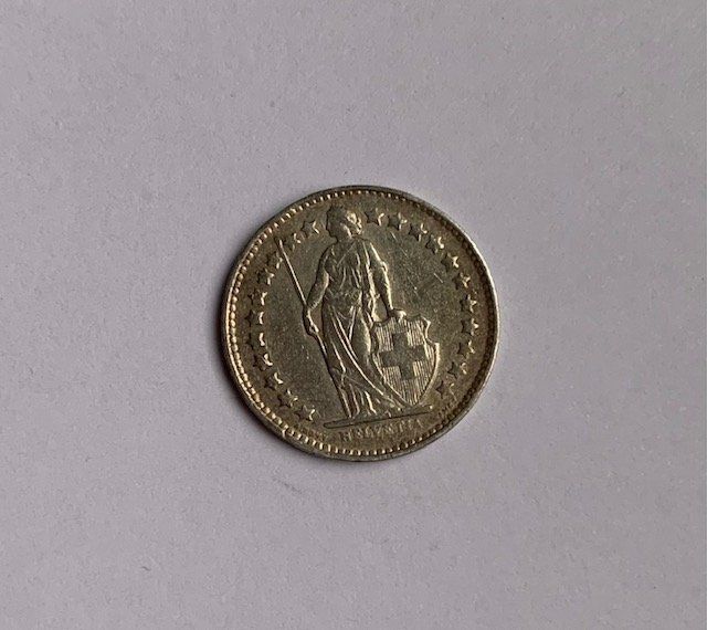 Alle Münzen: 50 Rappen 1945 Silber - Schweiz – Gebraucht aus Zürich von Apache4 1