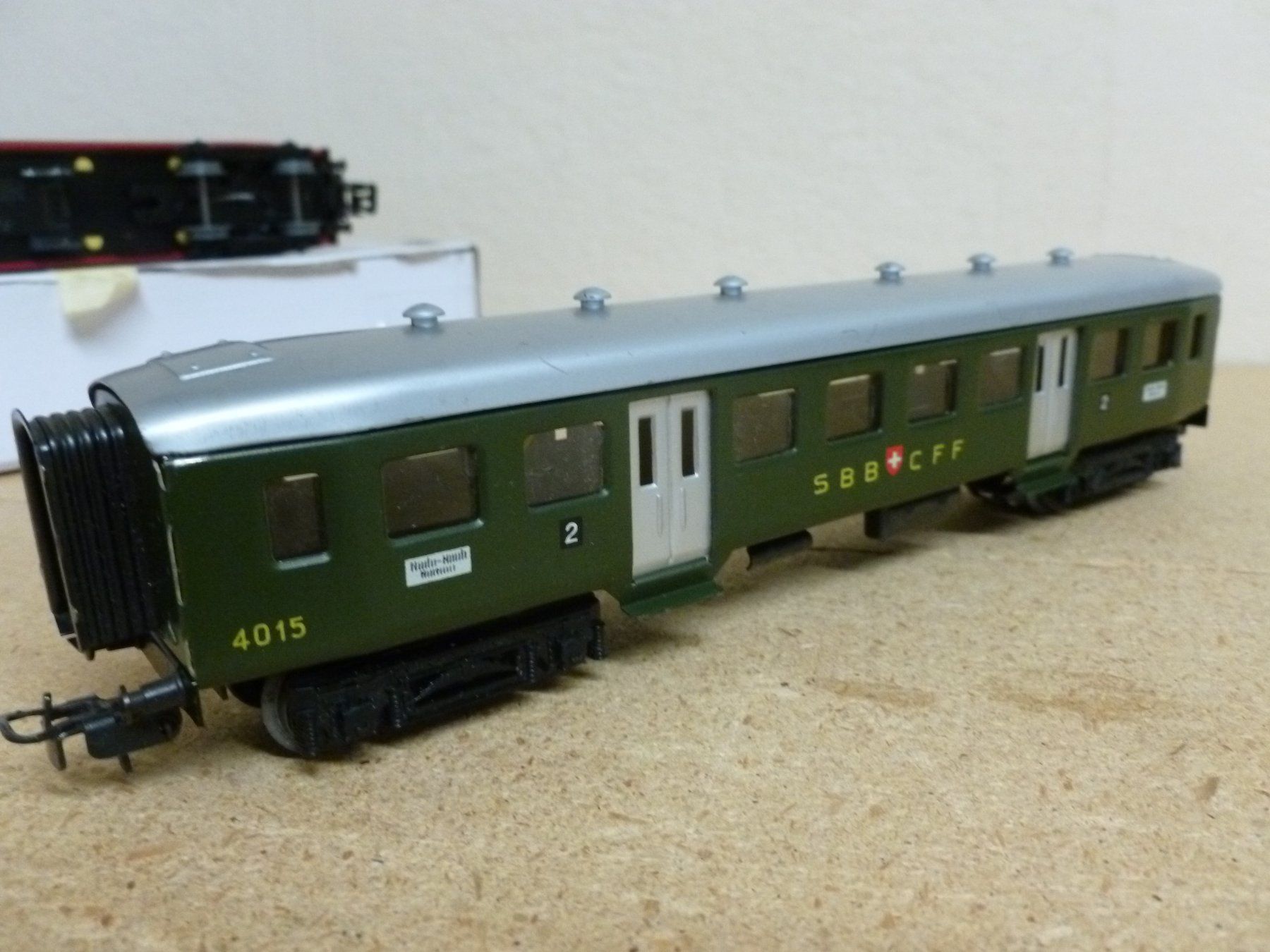 Märklin Modellini di ferrovie: Blechwagen mit Beleuchtung – Usato da Oberbipp venduto da Vifu 5