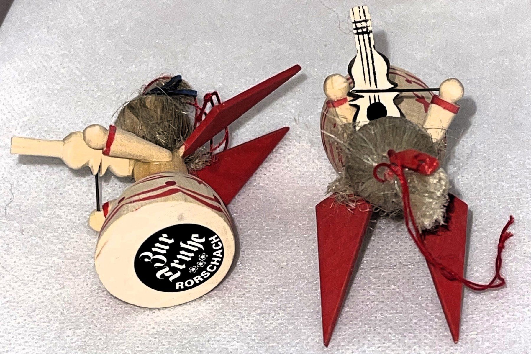 Tutte le decorazioni: Weihnachtsbaumanhänger 2 Engel rot – Nuovo e nell'imballaggio originale da Lutzenberg venduto da Truhe 3
