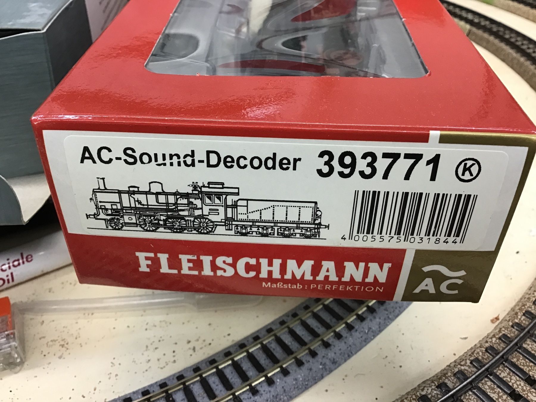 Fleischmann Trains électriques: Fleischmann AC 393771 Dampflok BR 38 mit Sound Decoder – Neuf (Voir description) à Männedorf par Modelle-aller-Art 2