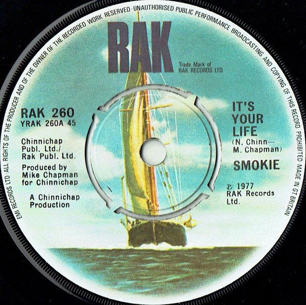 Schallplatten: Smokie: It's Your Life 7" – Gebraucht aus Steinhausen von Vilivinili