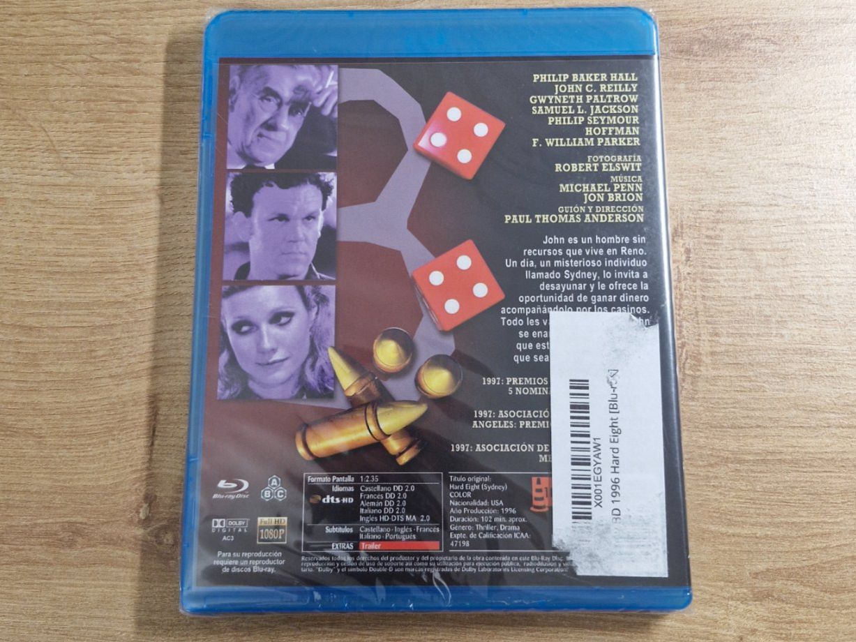 Tutti i DVDs: Sydney - Hard Eight (1996) NEU OVP Bluray – Nuovo e nell'imballaggio originale da Pfungen venduto da Whitie 1