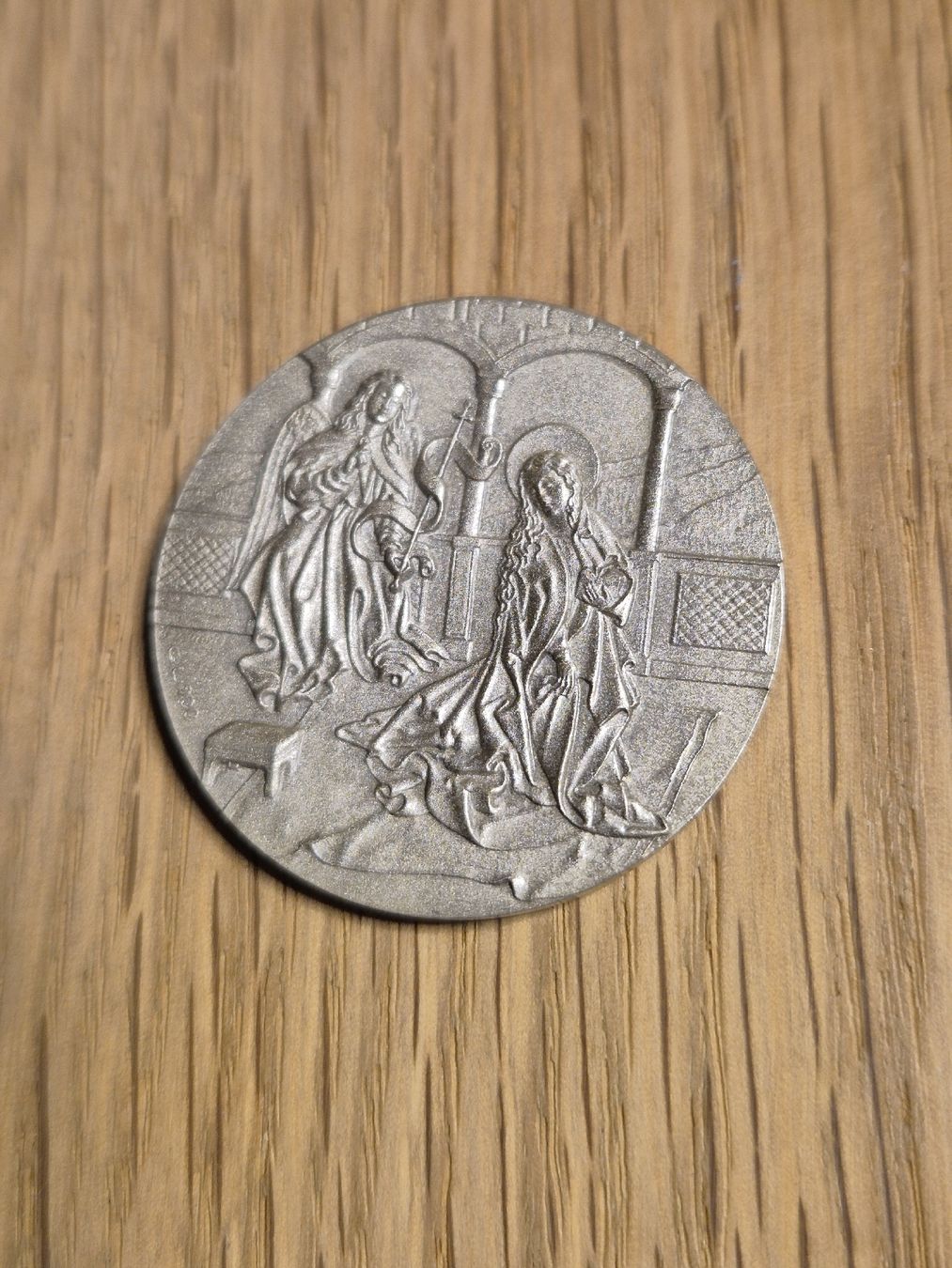 Medaglie: Weihnachtsmedaille 1991, Maria mit Kind, Silber – Usato da Mels venduto da Goldenfalcon 1