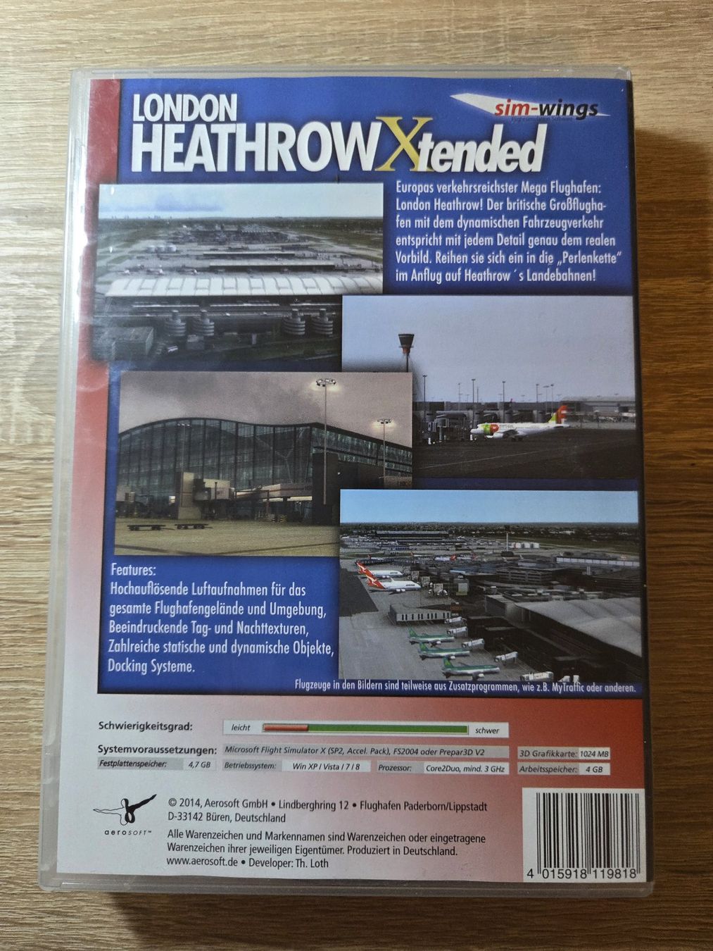 Giochi: London Heathrow Xtended for Flight Simulator X FSX - PC – Usato da Carouge GE venduto da Franllo 1