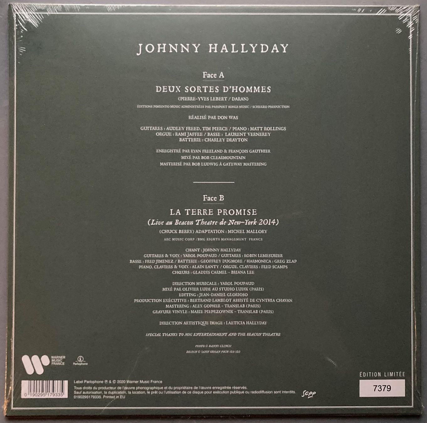 Dischi in vinile: JOHNNY HALLYDAY - DEUX SORTES D'HOMMES – Nuovo e nell'imballaggio originale da Poliez-Pittet venduto da Newtown-Records 1